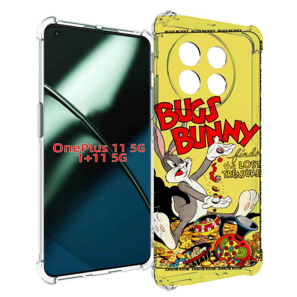 

Чехол MyPads бакс-банни-и-еда для OnePlus 11, Прозрачный, Tocco