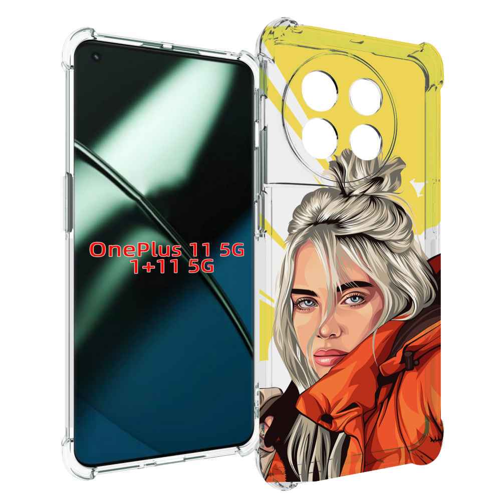 

Чехол MyPads билли-айлиш-в-куртке для OnePlus 11, Прозрачный, Tocco