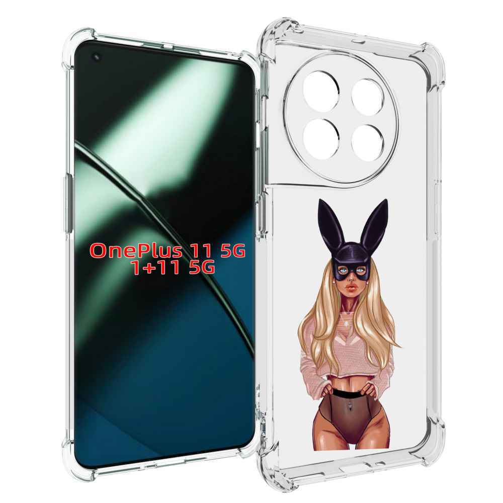 

Чехол MyPads блондинка-с-ушками женский для OnePlus 11, Прозрачный, Tocco