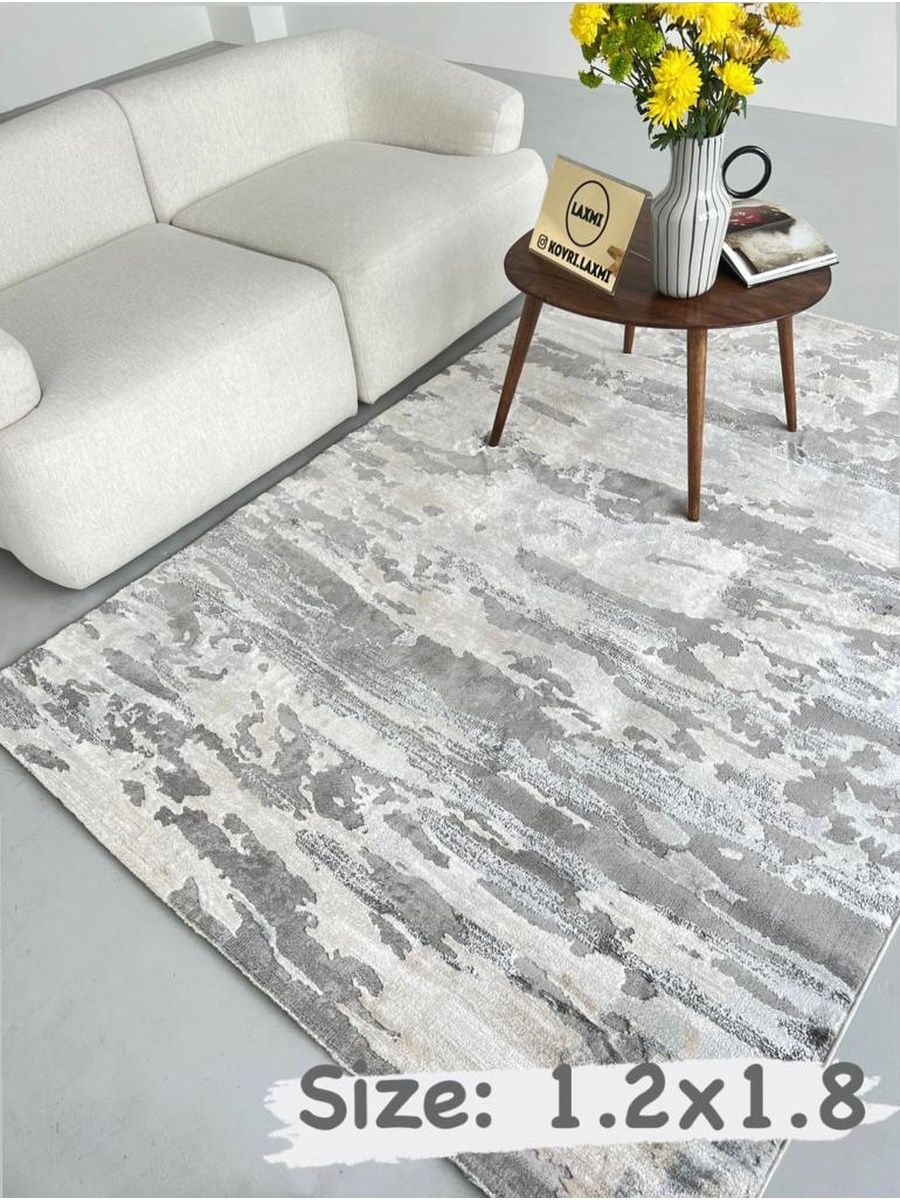

Ковер Laxmi CR01-4559B gray 120x180, CR01-4559B