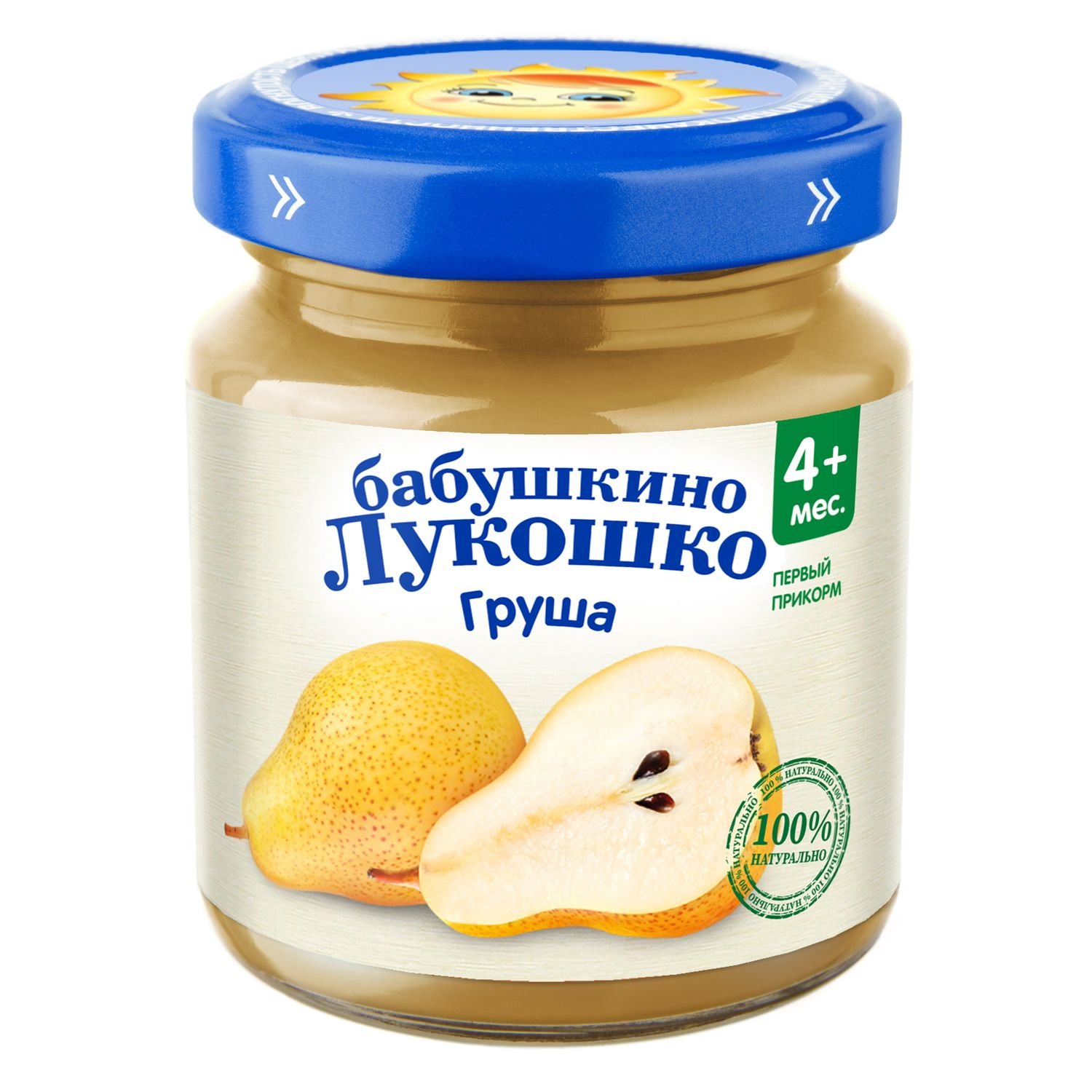 

Пюре Бабушкино Лукошко из груши с 4 месяцев 100 г