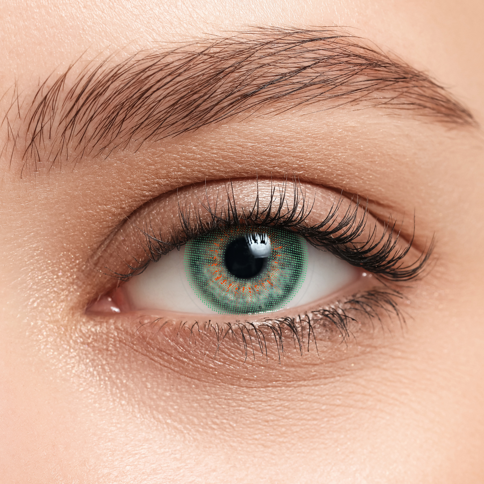 

Контактные линзы ILLUSION GEO Nature 2 линзы R 8.6 -3,5 зеленые, GEO Nature 2 линзы