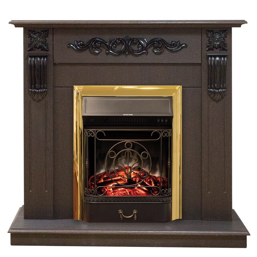 

Электрокамин Real Flame Dominica DN c очагом Majestic S Lux Brass