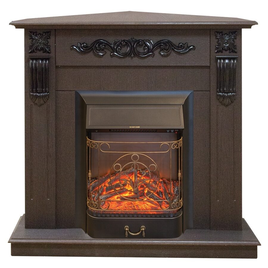 

Электрокамин Real Flame Dominica DN Corner c очагом Majestic S Lux Black