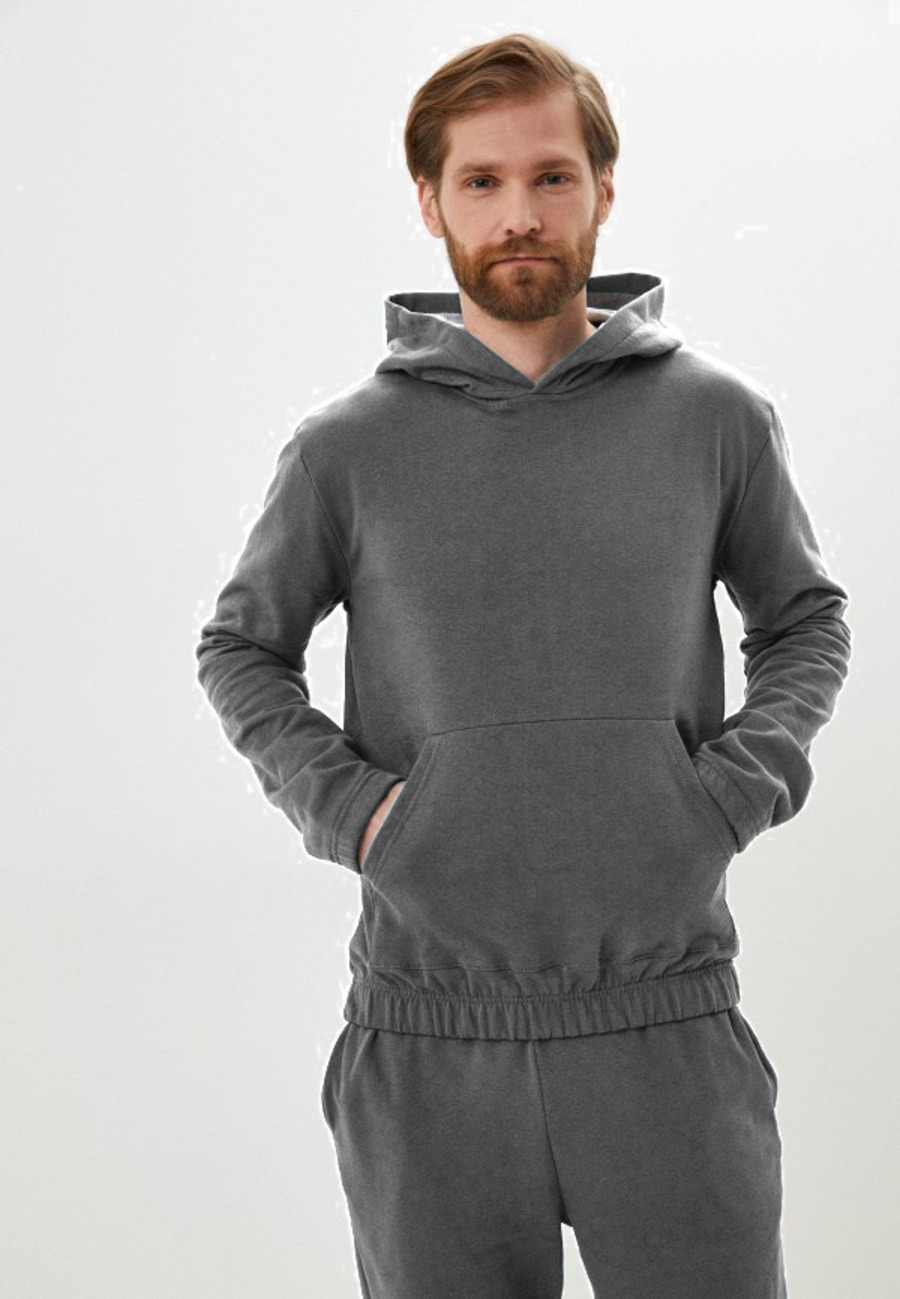 

Худи мужское BLACKSI 2998 серое 3XL, Серый, 2998