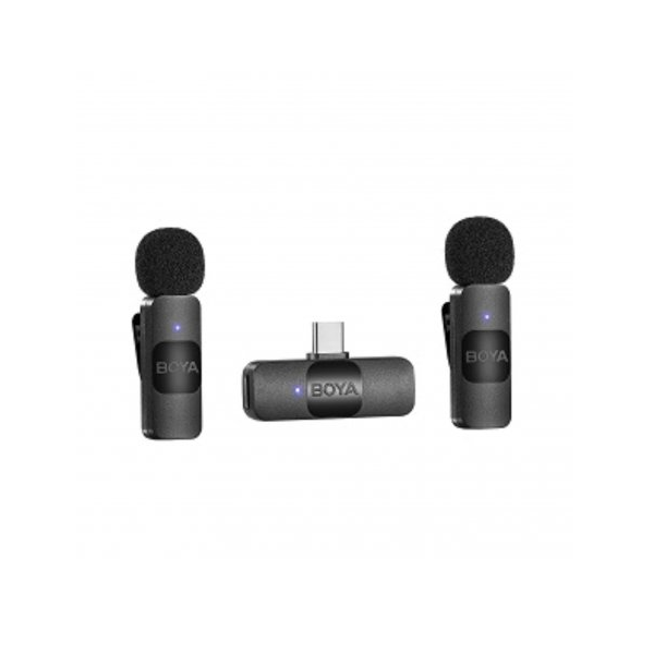 

Беспроводная система Boya BY-V20, 2.4 ГГц, TX+TX+RX, USB-C