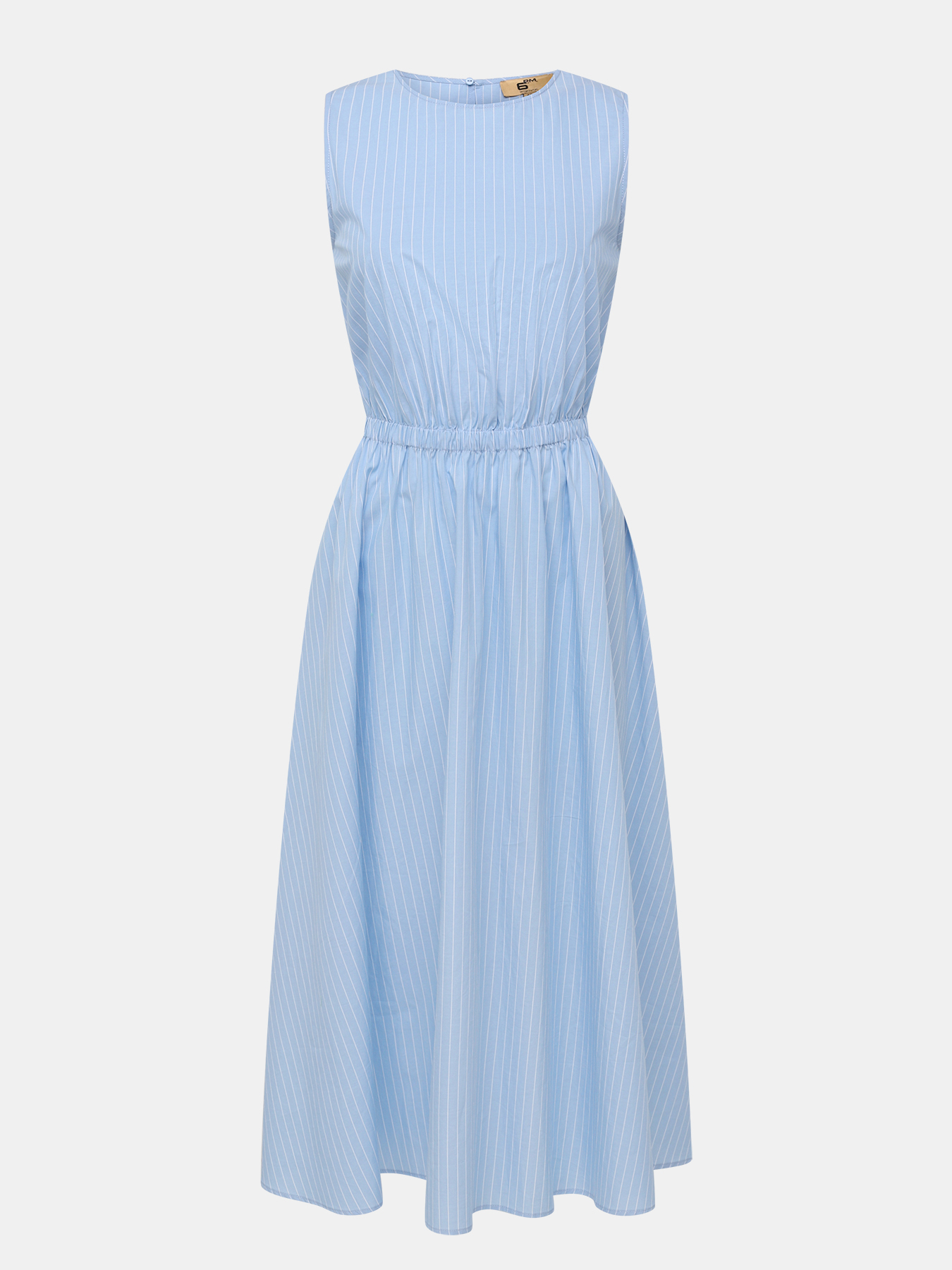 Платье женское 6 P.M. 447901 голубое 46 RU