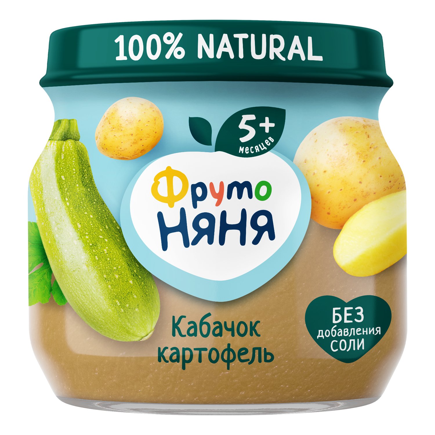 Пюре Фруто Няня из кабачков и картофеля с 5 месяцев 6 шт х 80 г