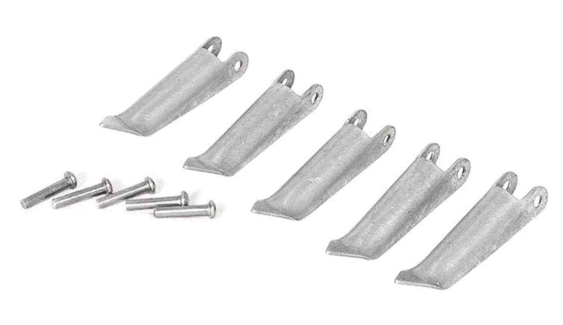 Комплект 5 лепестков+5 заклепок