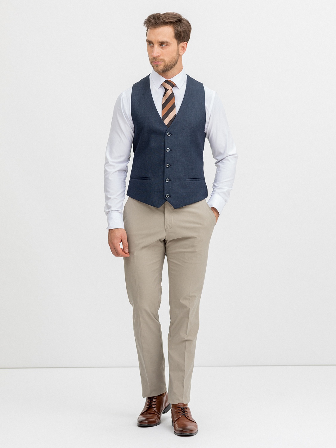 

Утепленный жилет мужской Marc De Cler G24761blue-176 синий; голубой 48 RU, G24761blue-176