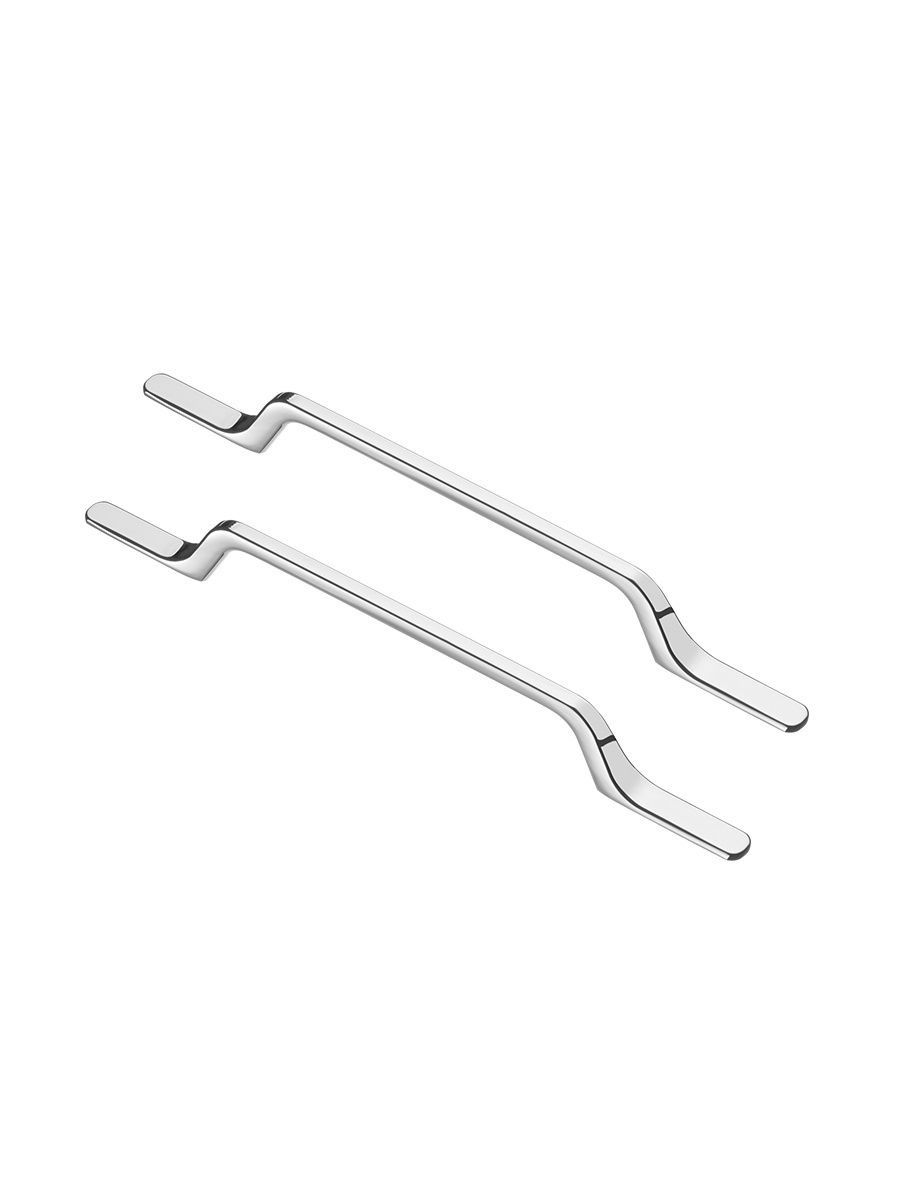 

Комплект из 2 шт ручка-скоба 160 мм Kerron S-3940-160 хром, Серебристый;серый, S-3940