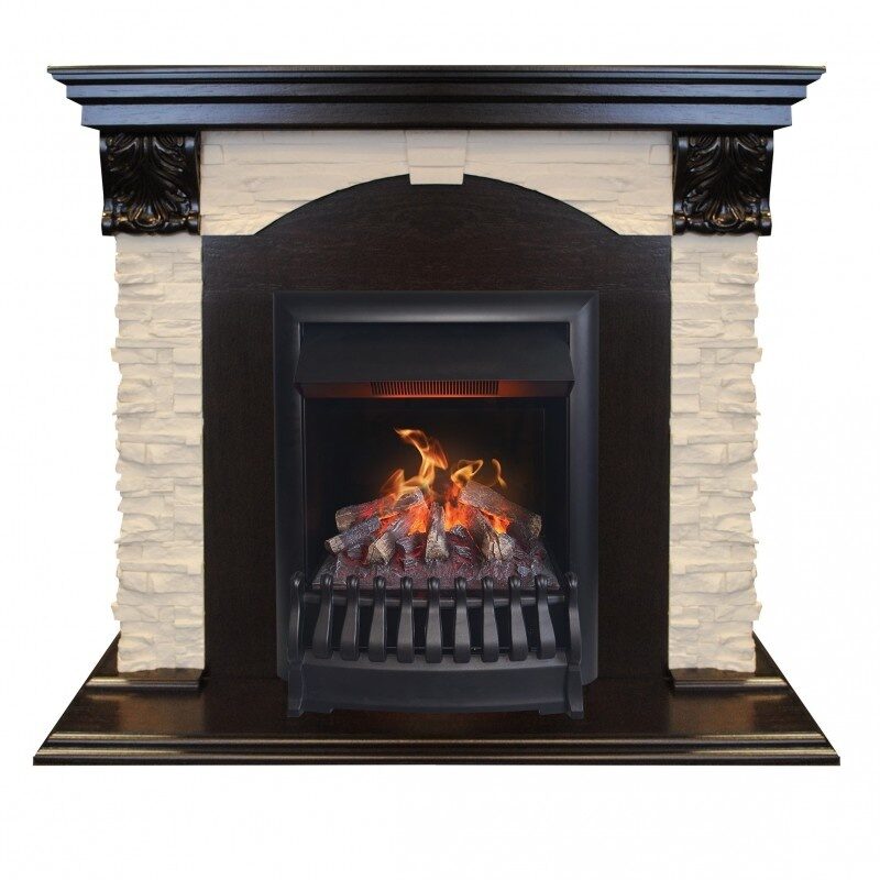

Электрокамин Real Flame Dublin LUX STD/EUG/24 AO с очагом 3D Oregan