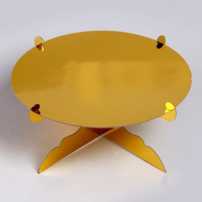 Страна Карнавалия Подставка для пирожных, цвет золотой