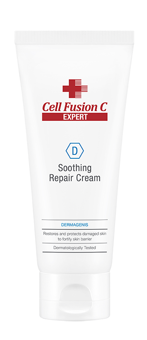 фото Крем cell fusion c soothing repair cream для лица успокаивающий восстанавливающий 60 мл