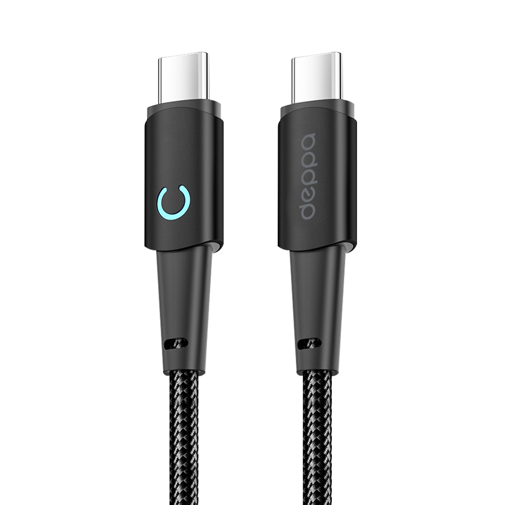 Кабель USB Type-C-USB Type-C Deppa 72524 1.5 м черный