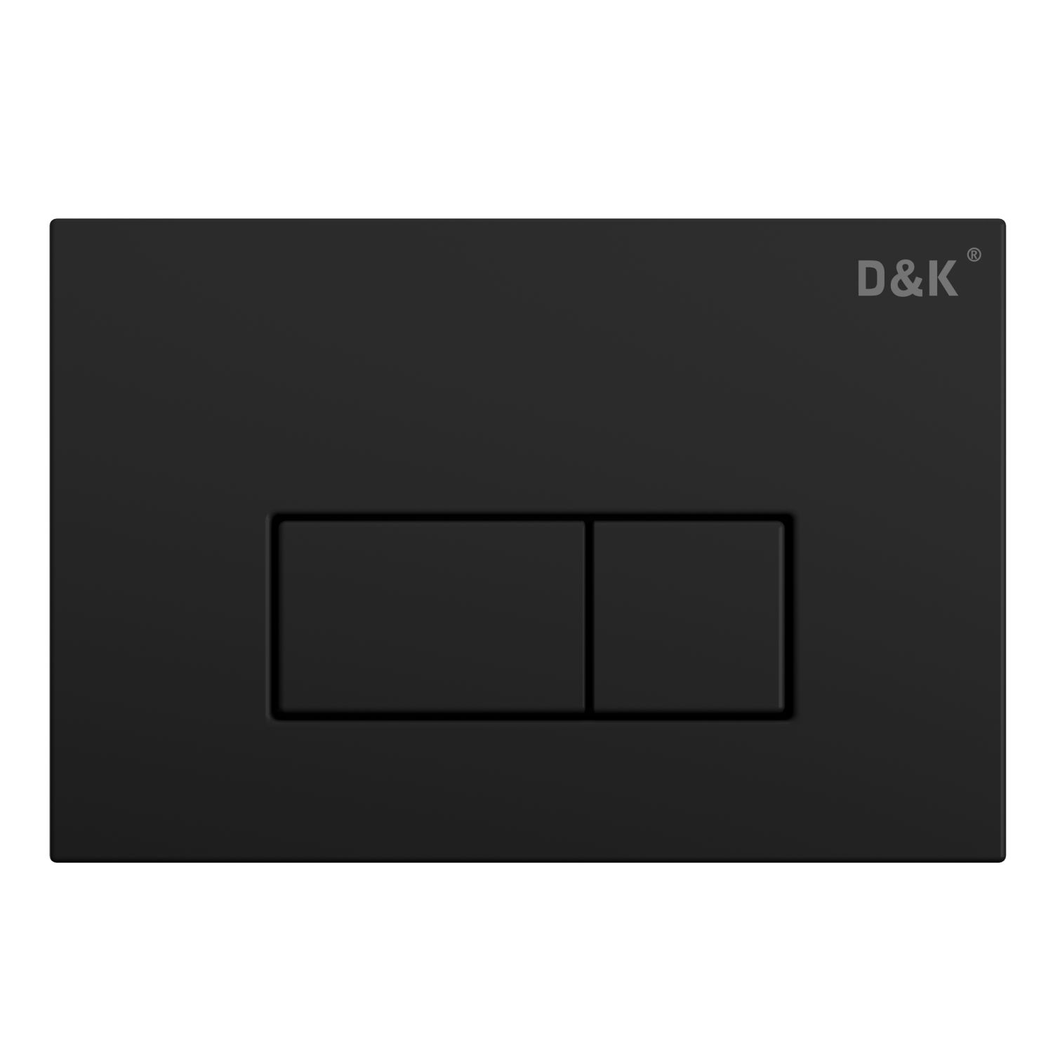 Кнопка смыва для инсталляции скрытого монтажа D&K Rhein, черный (DB1499025)