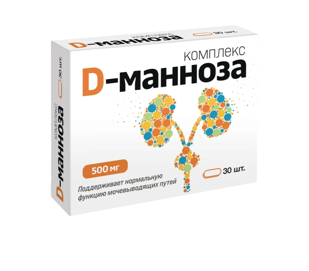 

D-манноза комплекс VITAMIR нормализация микрофлоры кишечника, таблетки 30 шт.