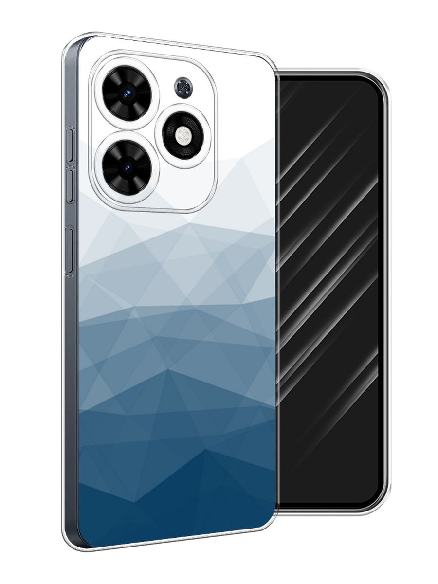 

Чехол Awog на Tecno Spark 20C "Абстракция небо", Синий;голубой;белый, 304950-1