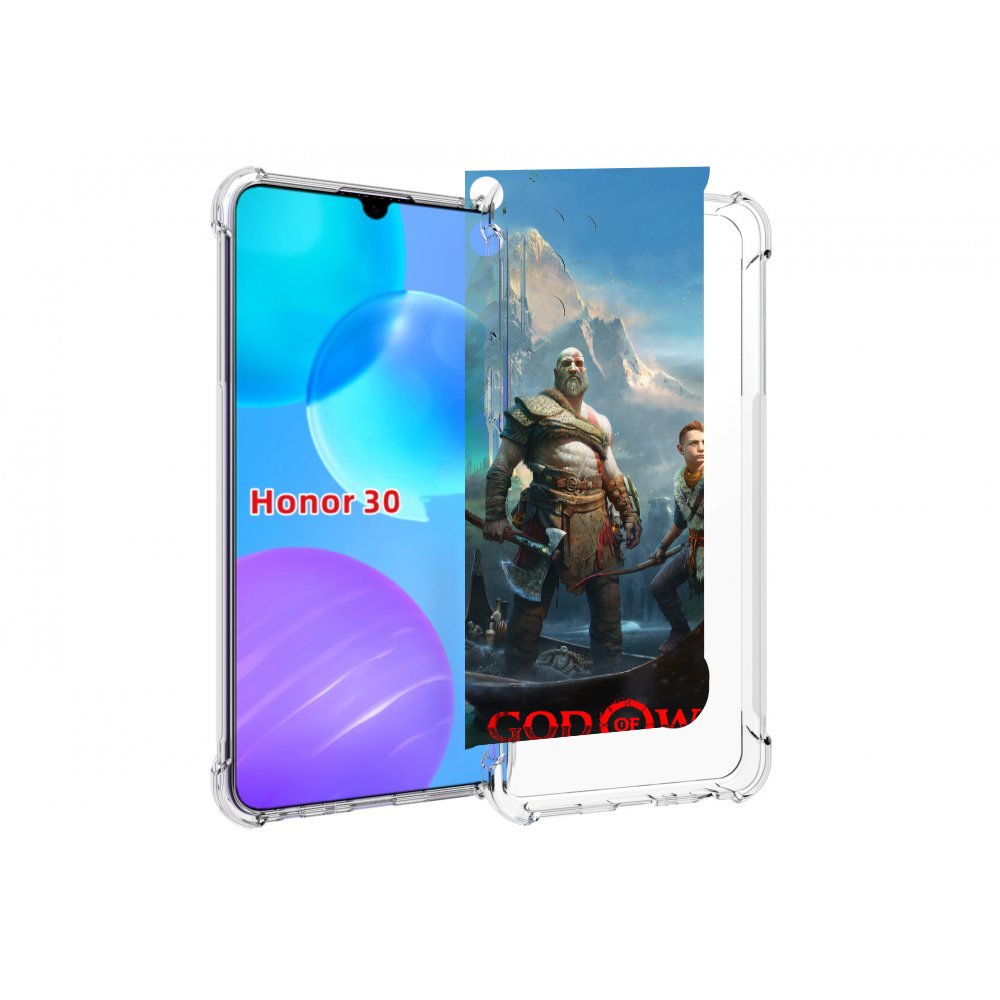 

Чехол MyPads God Of War Кратос Атрей для Huawei Honor 30 Lite, Tocco
