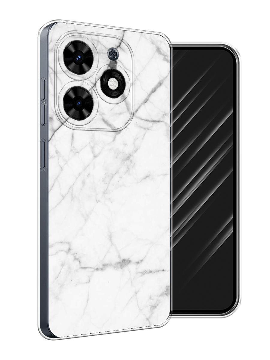 

Чехол Awog на Tecno Spark 20C "Светлый мрамор", Серый, 304950-1