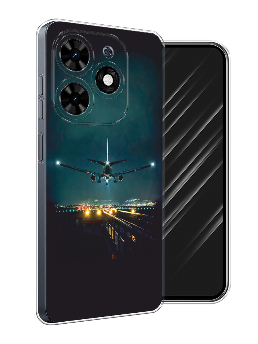 

Чехол Awog на Tecno Spark 20C "Ночной рейс", Черный, 304950-1