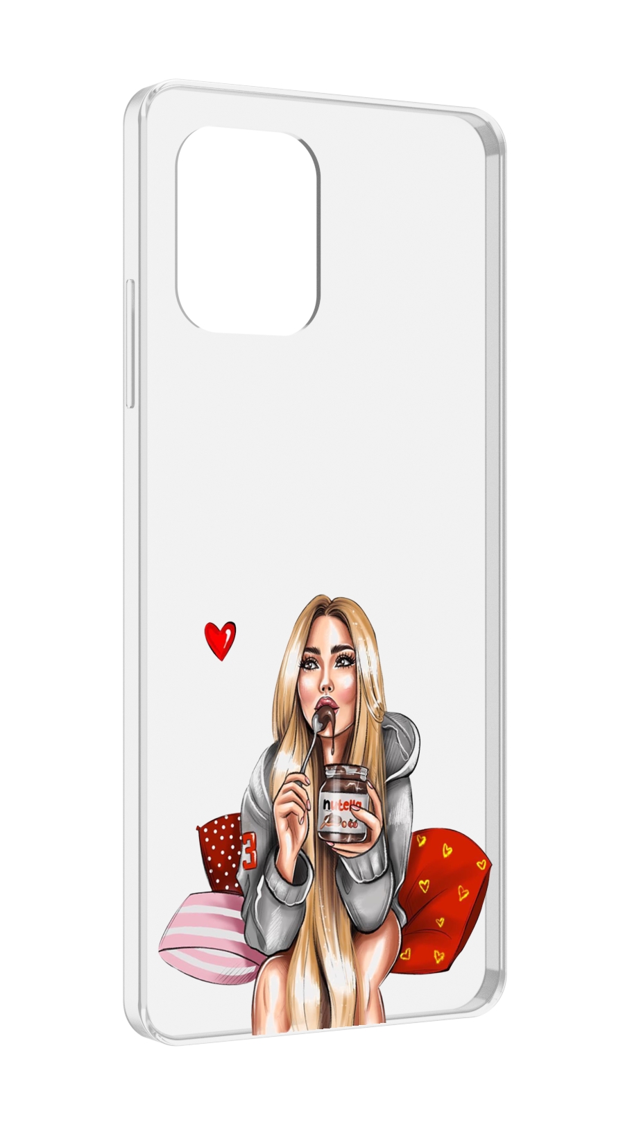 

Чехол MyPads любительница-нутеллы женский для UMIDIGI Power 7 Max / Power 7S, Прозрачный, Tocco