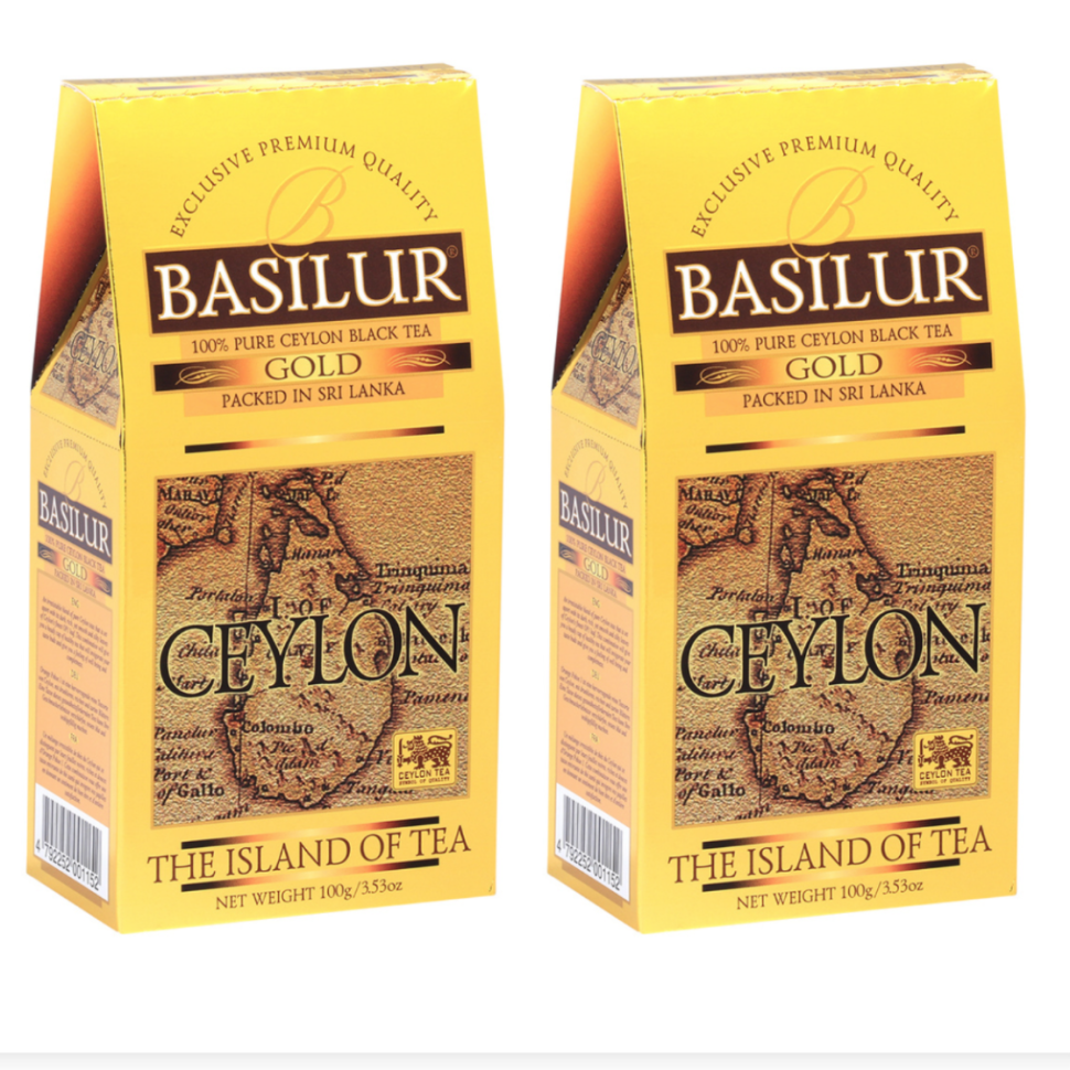

Чай черный Basilur Голд, 2 шт по 100 г