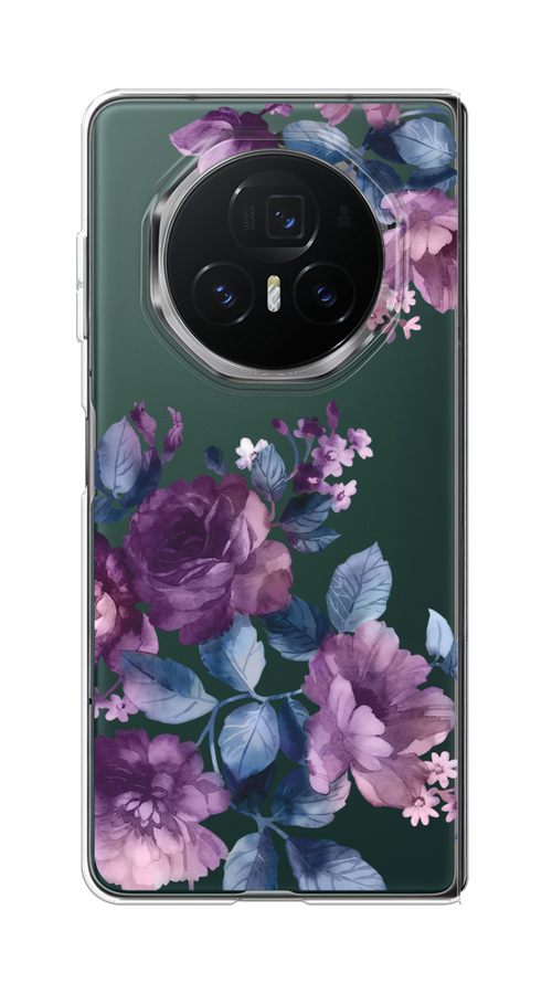 

Чехол на Honor Magic V3 "Purple Blossoms", Синий;фиолетовый, 6125050-1