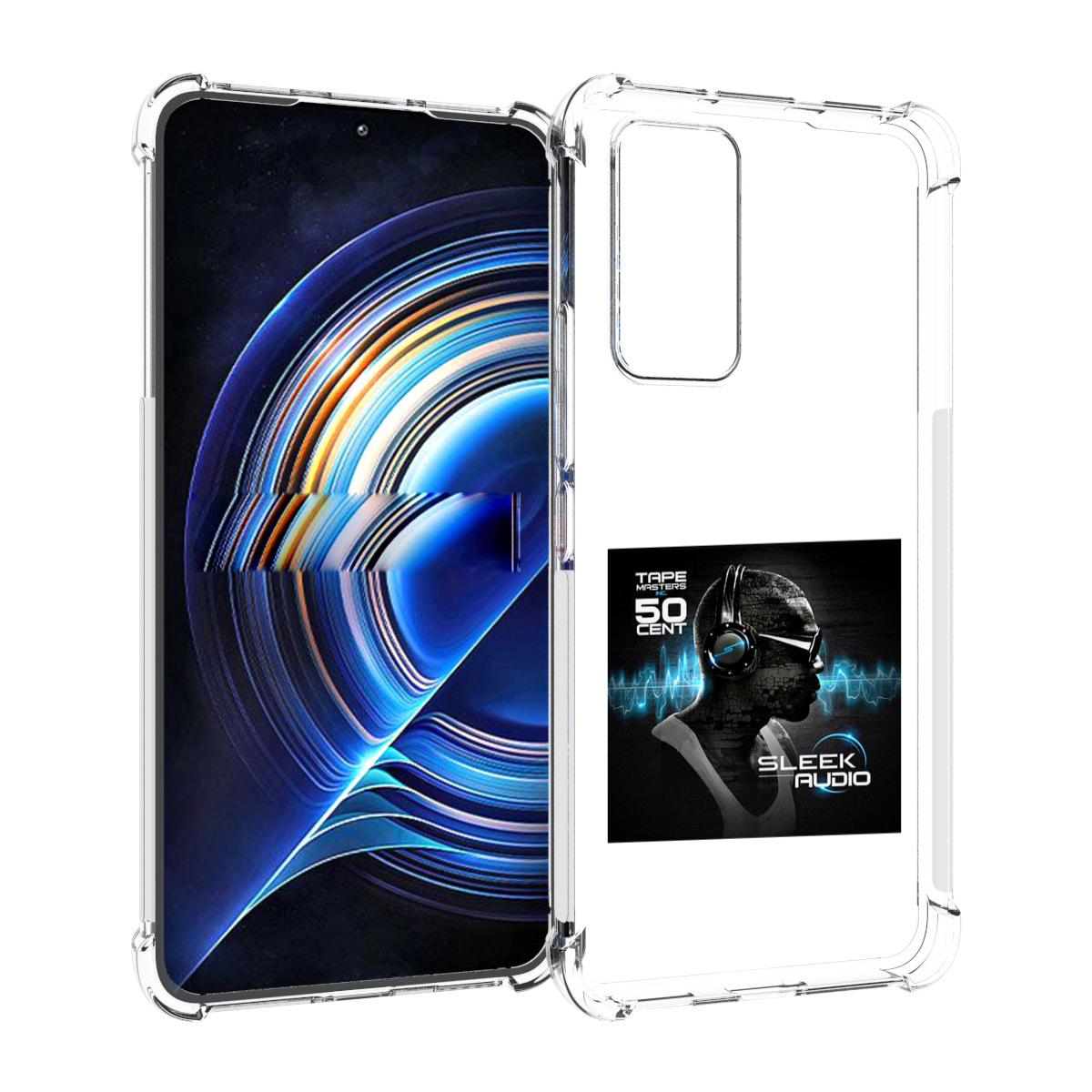 

Чехол MyPads 50 Cent - Sleek Audio для Tecno Camon 19 Neo, Прозрачный, Tocco