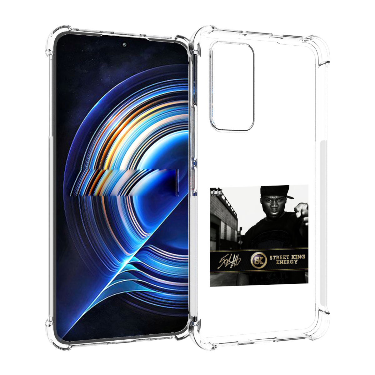 

Чехол MyPads 50 Cent - Street King Energy для Tecno Camon 19 Neo, Прозрачный, Tocco