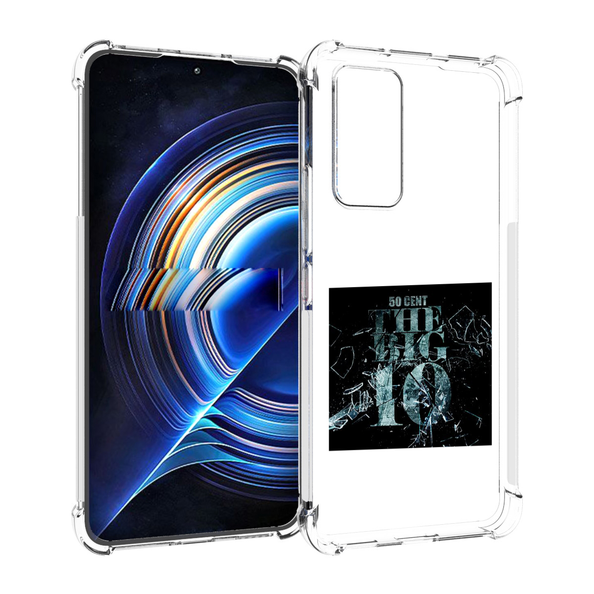 

Чехол MyPads 50 Cent - The Big 10 для Tecno Camon 19 Neo, Прозрачный, Tocco