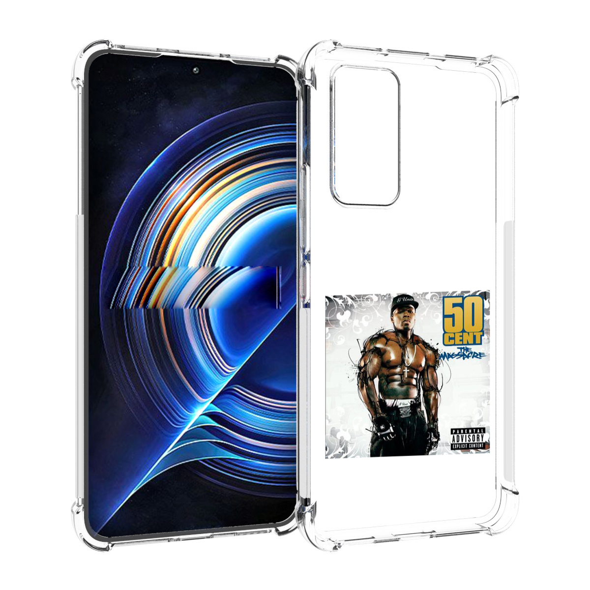 

Чехол MyPads 50 Cent - The Massacre для Tecno Camon 19 Neo, Прозрачный, Tocco