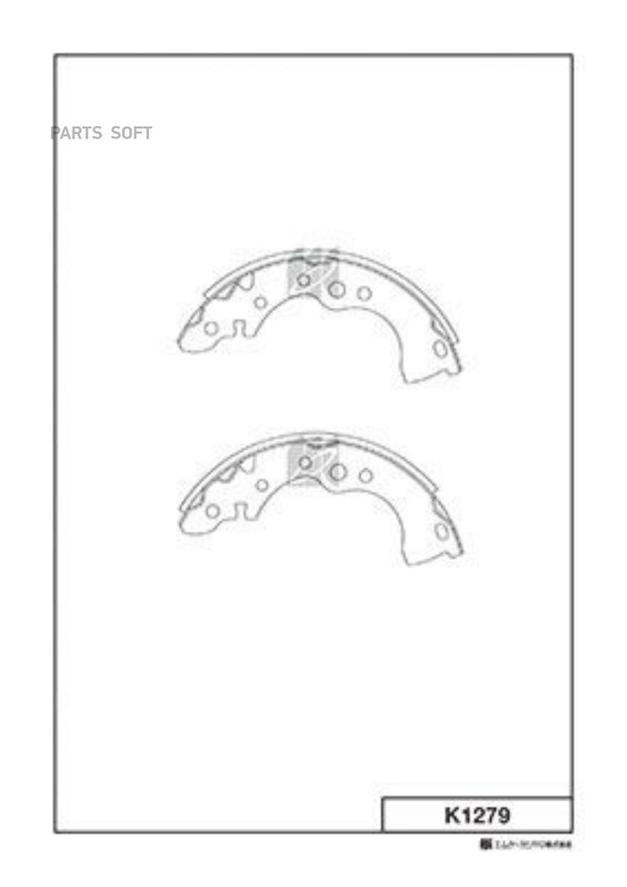 

Тормозные колодки Kashiyama задние k1279