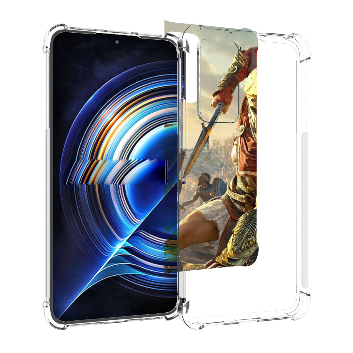 

Чехол MyPads Assassin's Creed Odyssey Kassandra мужской для Tecno Camon 19 Neo, Прозрачный, Tocco