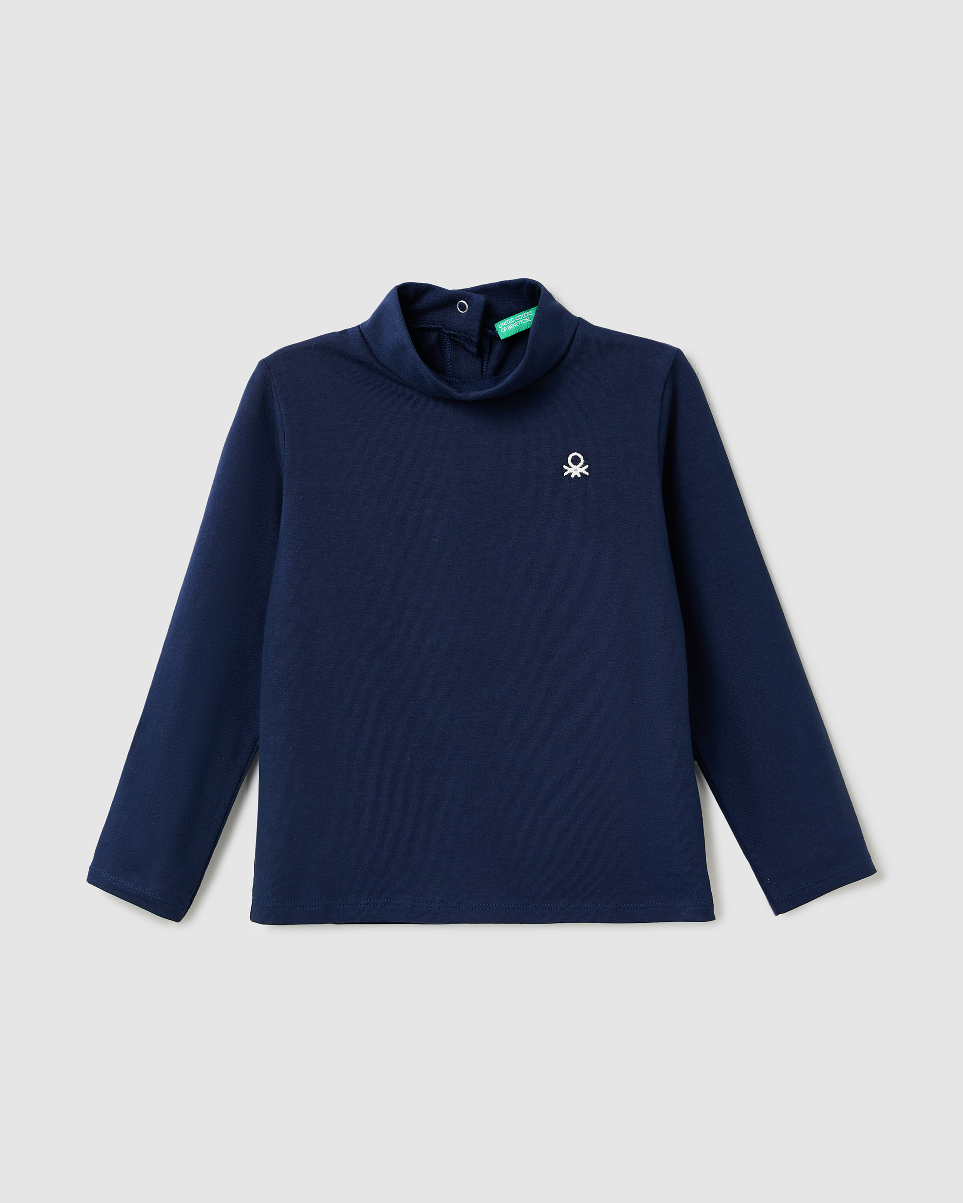 

Водолазка для девочек Benetton цв. синий р.98, 21A_3P4ZC14QV
