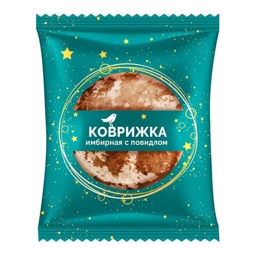 Коврижка АШАН Красная птица имбирная с повидлом 110 г 70₽