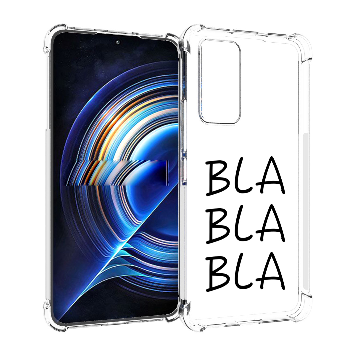 

Чехол MyPads Bla-Bla для Tecno Camon 19 Neo, Прозрачный, Tocco