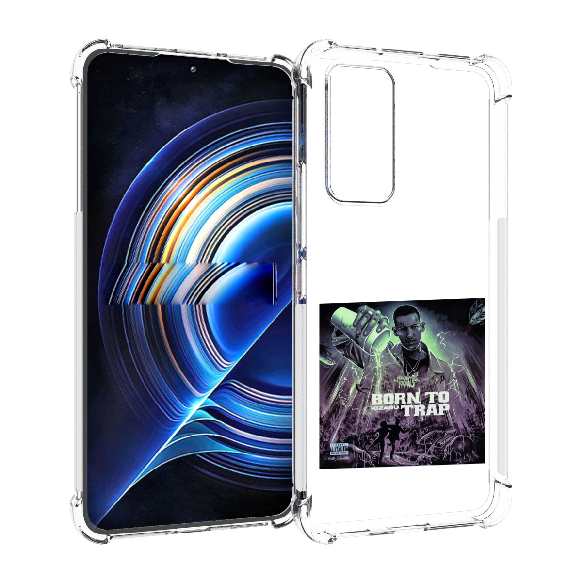 

Чехол MyPads Born to Trap Kizaru для Tecno Camon 19 Neo, Прозрачный, Tocco