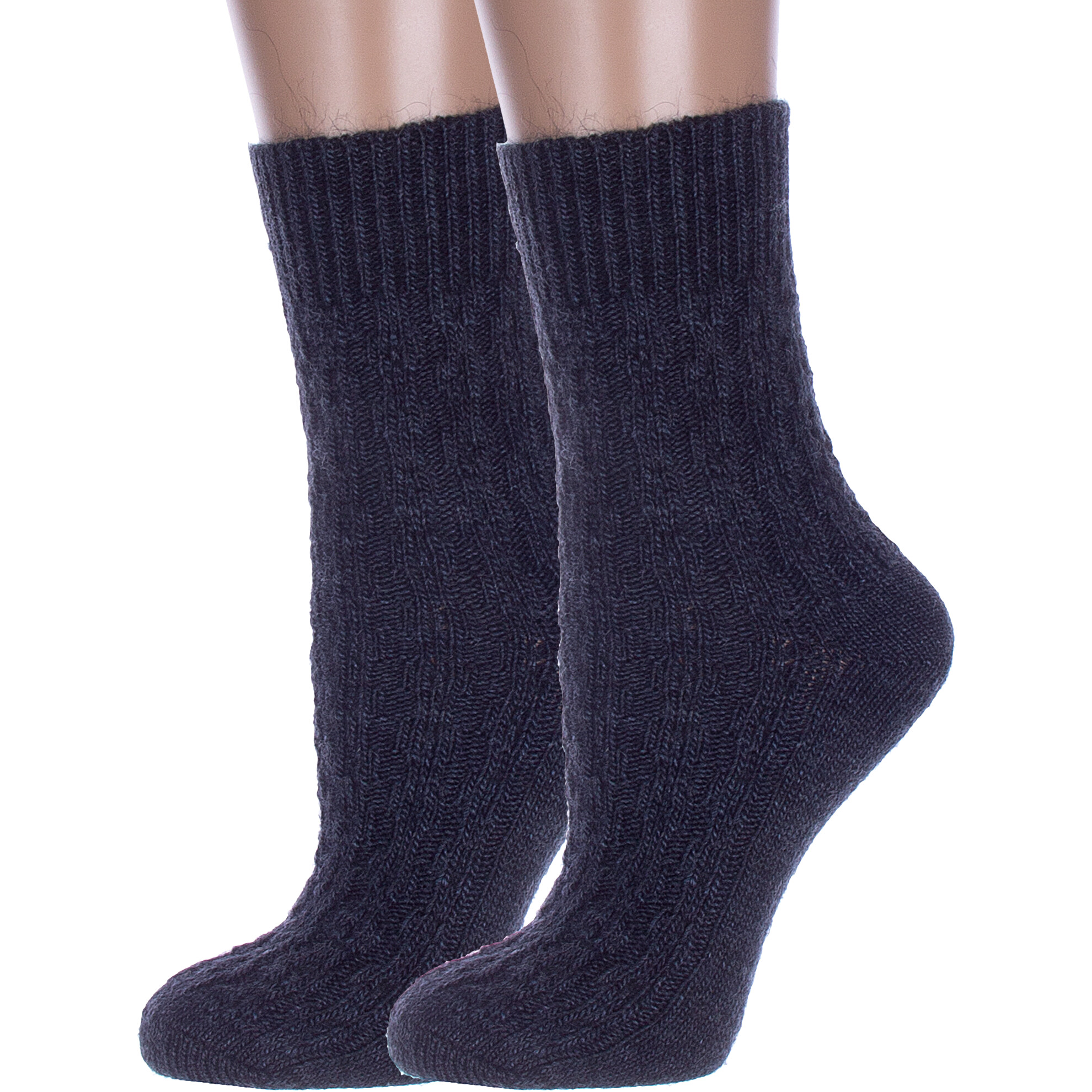 Комплект носков женских Rusocks 2-Ж-180 синих 23-25, 2 пары