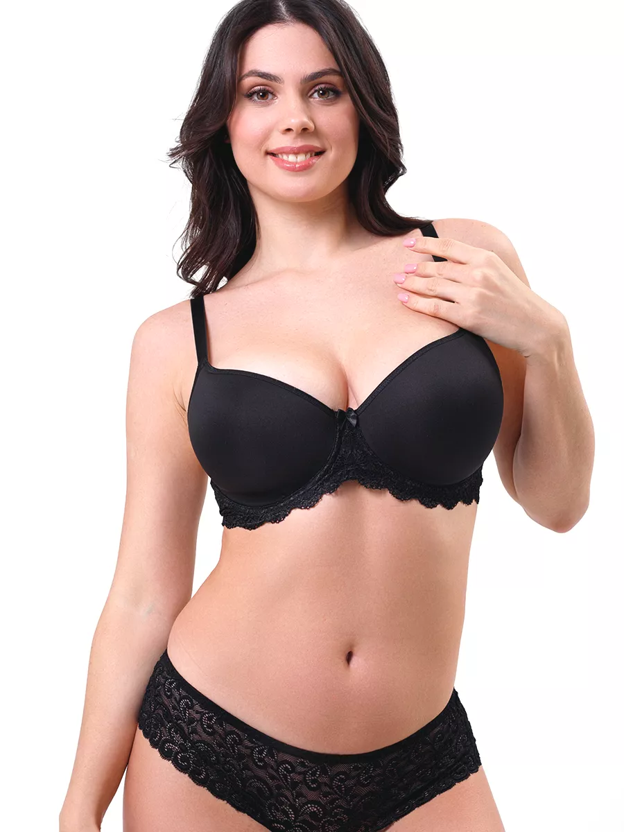 

Бюстгальтер женский Milabel lingerie 10115 черный 70G, 10115