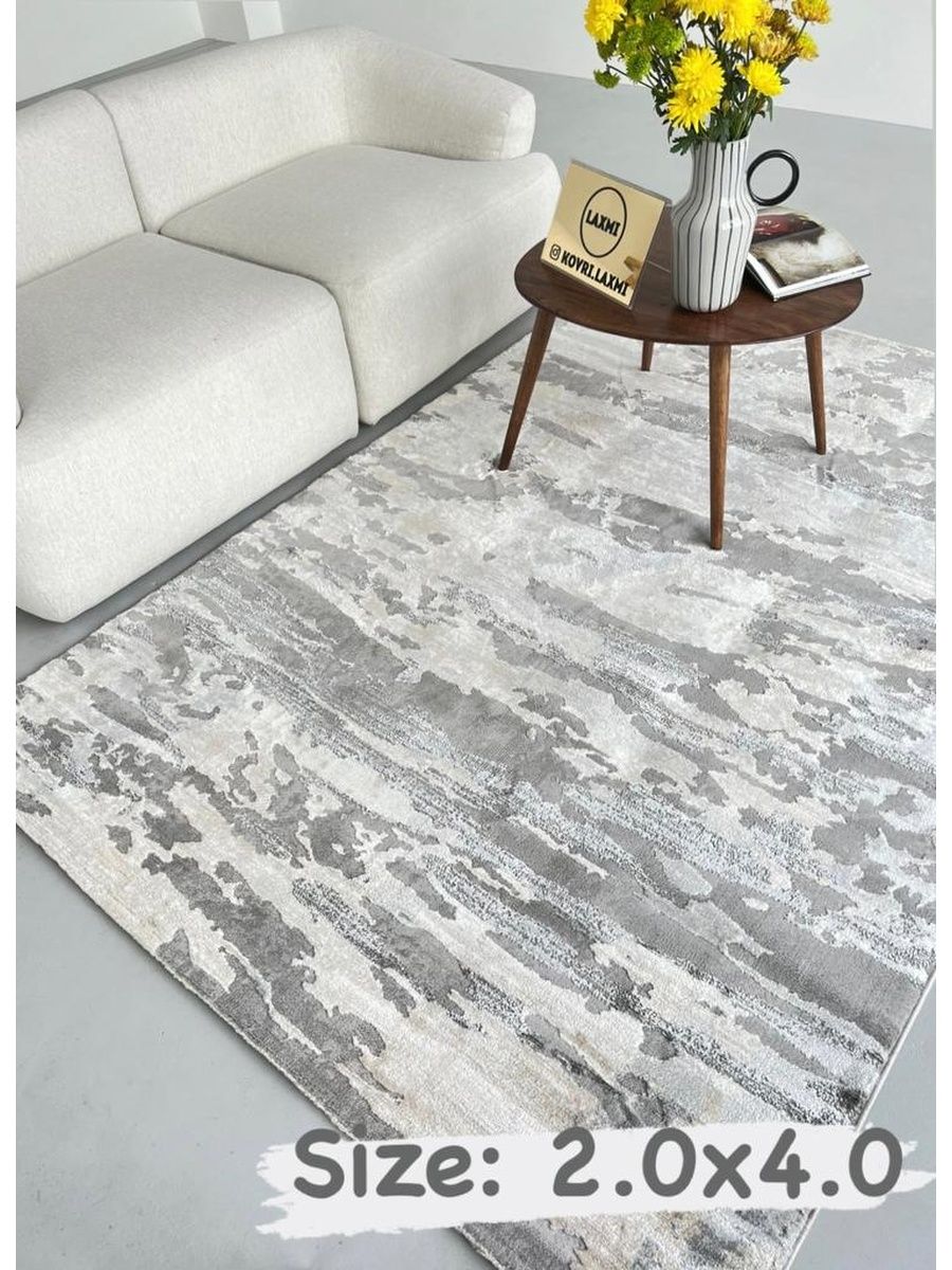 

Ковер Laxmi CR05-4559B gray 200x400, CR05-4559B