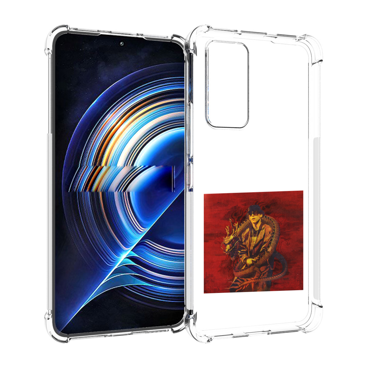 

Чехол MyPads Dragonborn Big Baby Tape для Tecno Camon 19 Neo, Прозрачный, Tocco