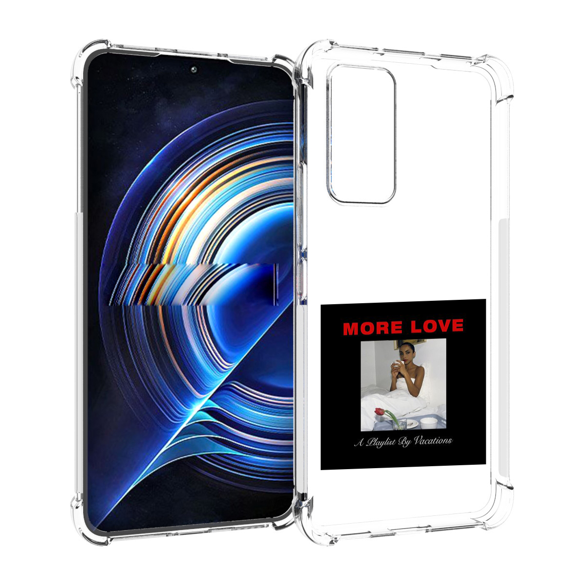 

Чехол MyPads Drake & Sade - More Love для Tecno Camon 19 Neo, Прозрачный, Tocco