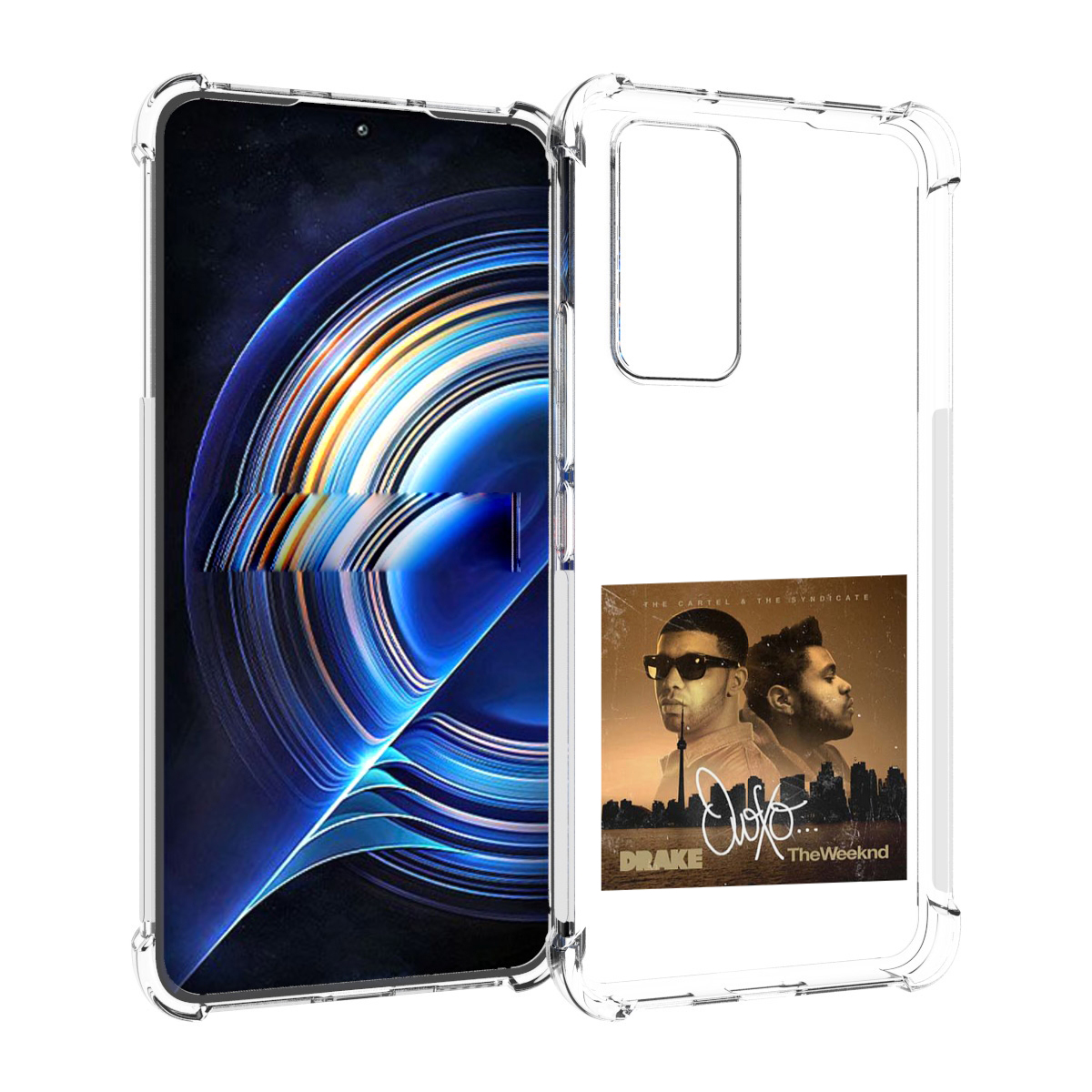 

Чехол MyPads Drake & The Weeknd - OVOXO для Tecno Camon 19 Neo, Прозрачный, Tocco