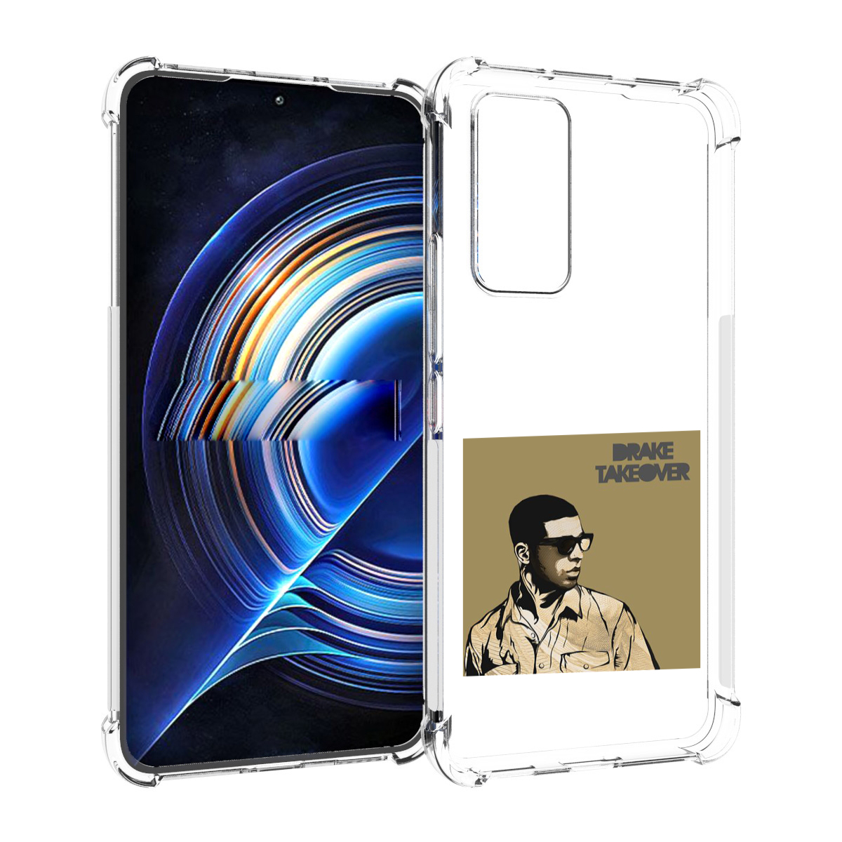 

Чехол MyPads Drake - Takeover для Tecno Camon 19 Neo, Прозрачный, Tocco