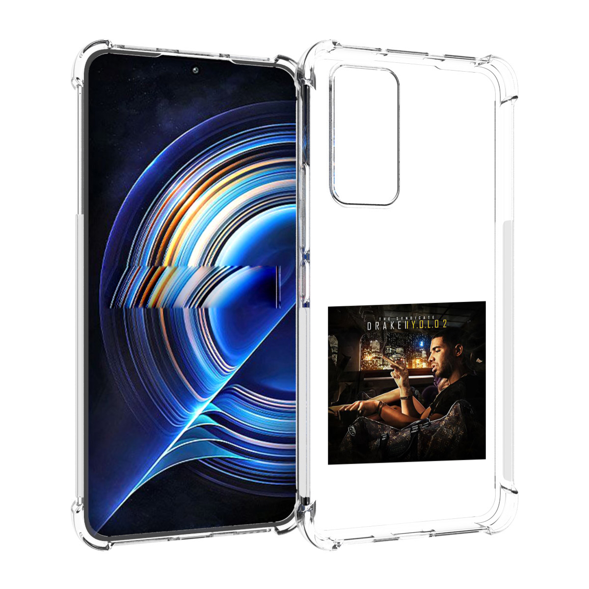 

Чехол MyPads Drake - You Only Live Once 2 для Tecno Camon 19 Neo, Прозрачный, Tocco