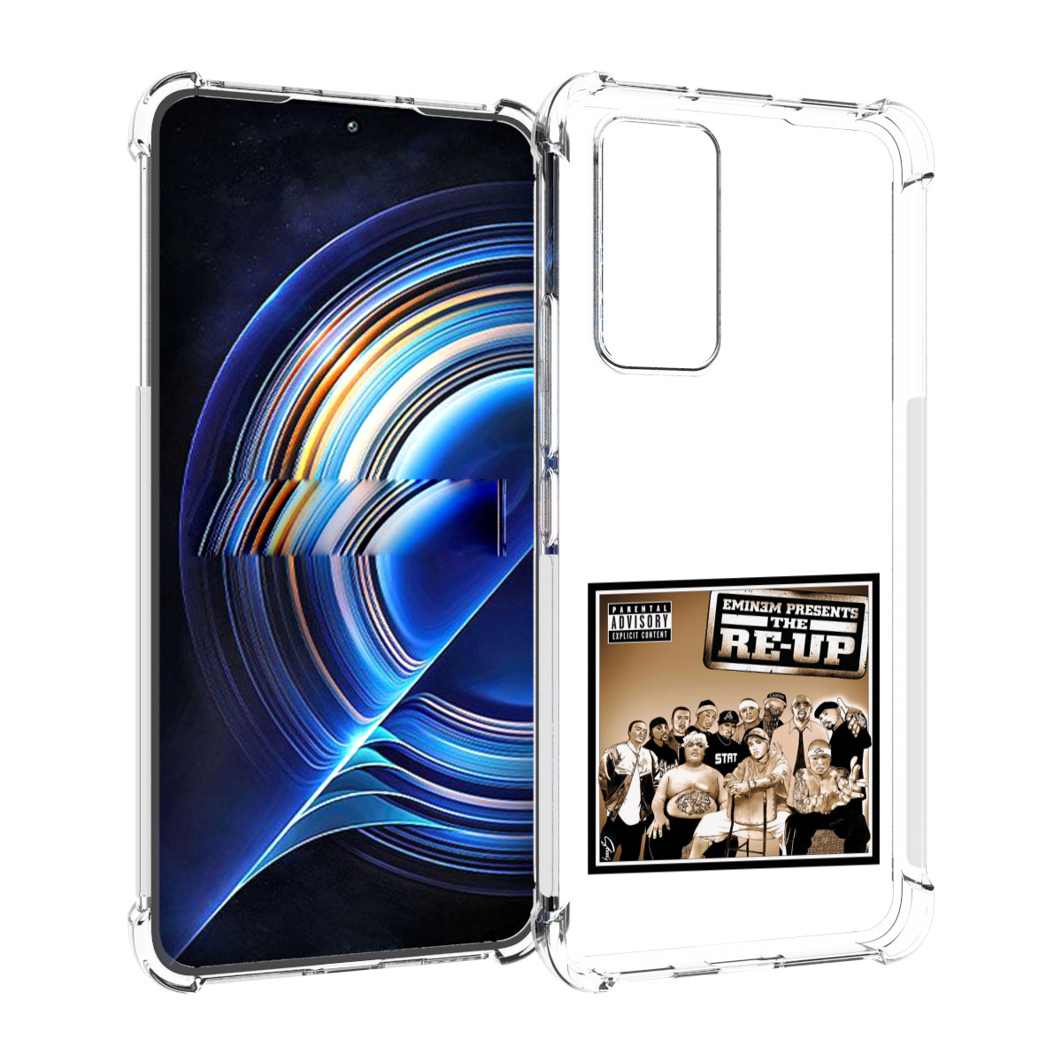 

Чехол MyPads EMINEM PRESENTS, THE RE-UP для Tecno Camon 19 Neo, Прозрачный, Tocco