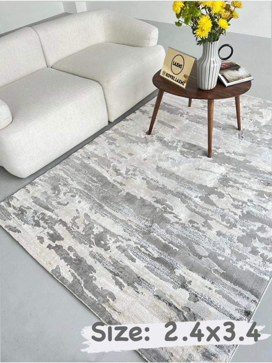 

Ковер Laxmi CR07-4559B gray 250x340, CR07-4559B