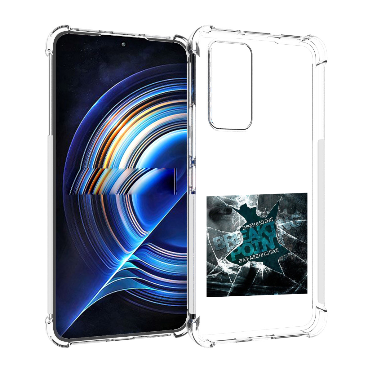 

Чехол MyPads Eminem & 50 Cent - Breaking Point для Tecno Camon 19 Neo, Прозрачный, Tocco