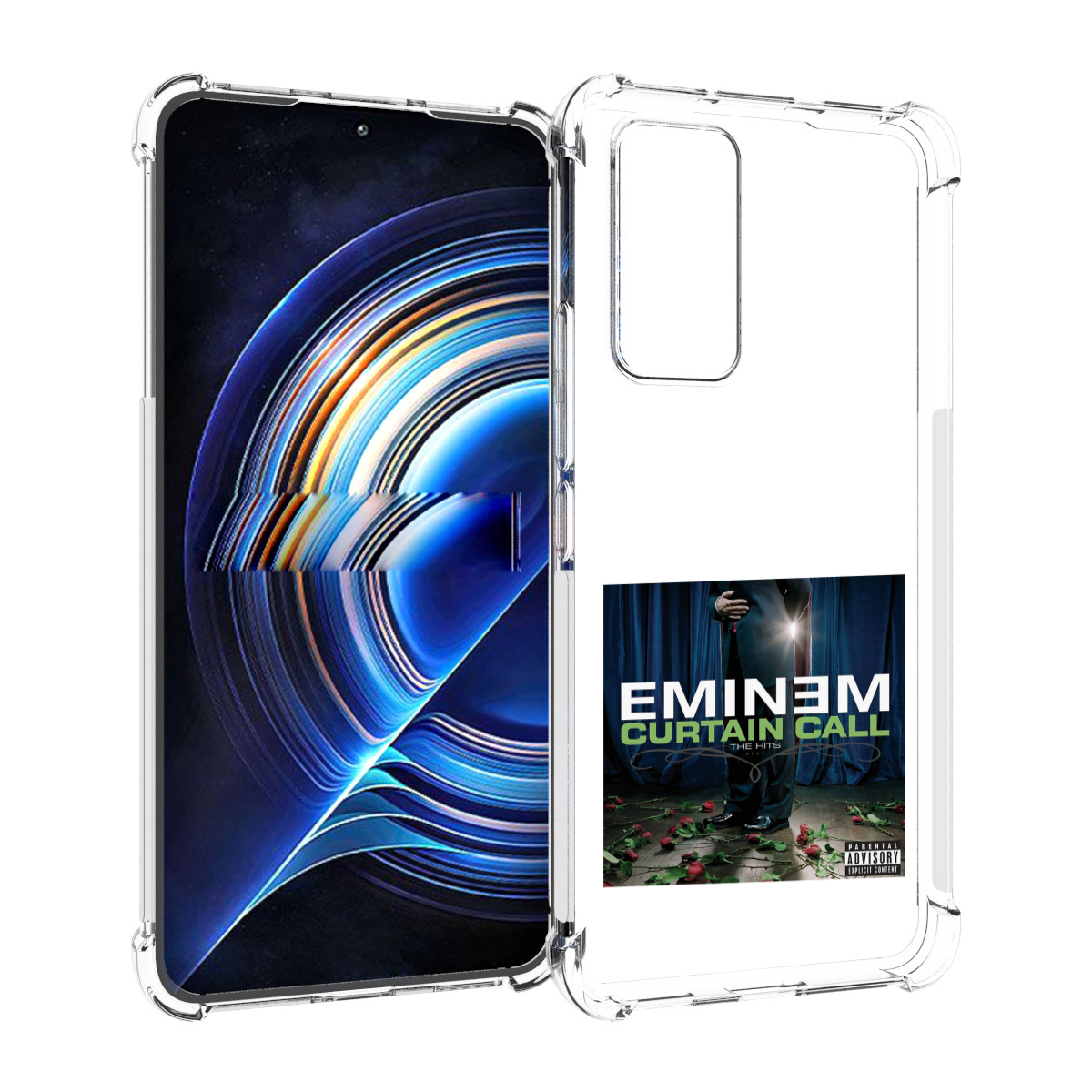 

Чехол MyPads Eminem CURTAIN CALL, THE HITS для Tecno Camon 19 Neo, Прозрачный, Tocco